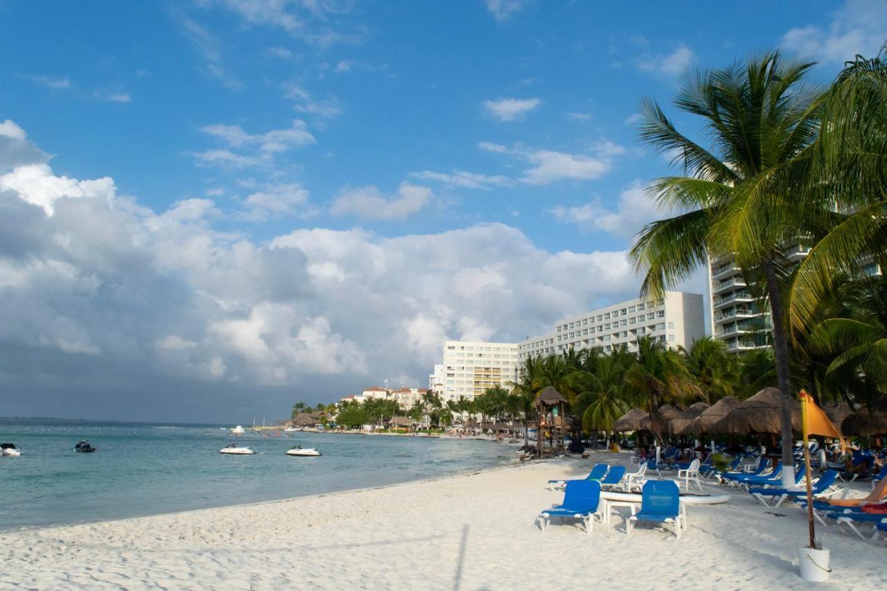 Oceanfront Condo At Voted Best Cancun Sandy Beach 外观 照片